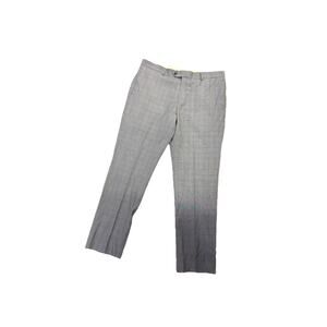 Brooks Brothers 36x32 Gray Windowpane Plaid Dress Pants Career Office